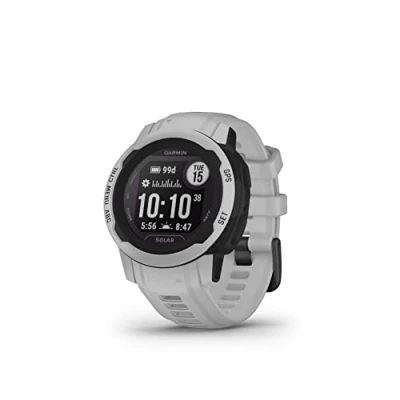 Immagine di Garmin Instinct 2S Solar, Smartwatch, 40mm, Rugged design, Ricarica solare, Autonomia 51 giorni, +30 app multisport, GPS, Cardio, SpO2, Pay, Connect IQ (Mist Gray)