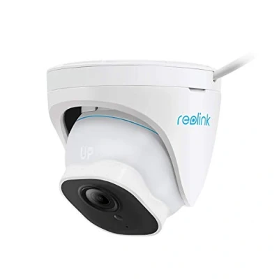 Immagine di Reolink 4K Telecamera PoE Esterno, Rilevamento di Uomo/Veicolo/Animale, Visione Notturna IR 30 metri, Videosorveglianza con Audio, Impermeabile IP67, Time Lapse, Slot per Scheda microSD, RLC 820A