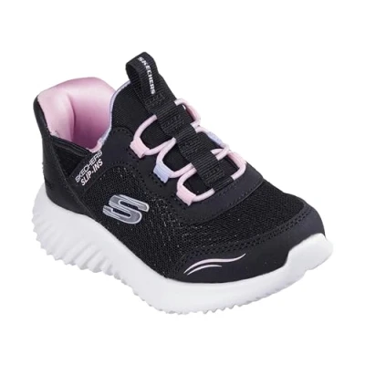Immagine di Skechers Bounder Simple Cute Slip Ins, Scarpe da Ginnastica Bambina, Black, 24 EU