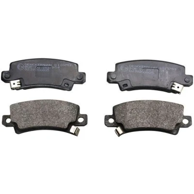Immagine di DENCKERMANN B110753 Kit pastiglie freno Assale posteriore con segnalatore acustico usura TOYOTA: Corolla IX Hatchback, Station Wagon