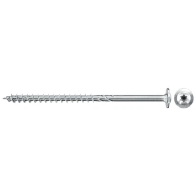 Immagine di Fischer PowerFast II 561792 Vite per elevatori a tazze 5 mm 100 Interno multidentato Acciaio galvanizzato zinco pz.
