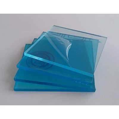 Immagine di Laserplast 4 x metacrilato trasparente 3 mm. 10 cm. Diverse misure (100 100, 100 70, 50 50, 30 30) Piastra in acrilica
