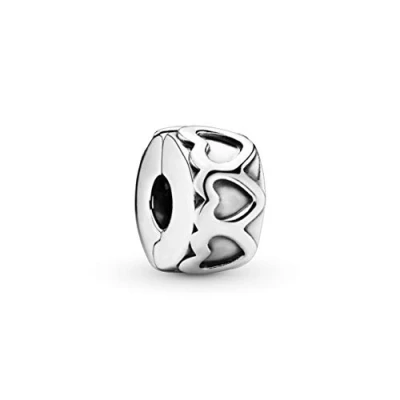 Immagine di PANDORA Icons Clip con cuore in argento