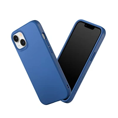 Immagine di RhinoShield Case Compatible with [iPhone 14/13] SolidSuit Shock Absorbent Slim Design Protective Cover Premium Matte Finish 3.5M / 11ft Drop Protection Cobalt Blue