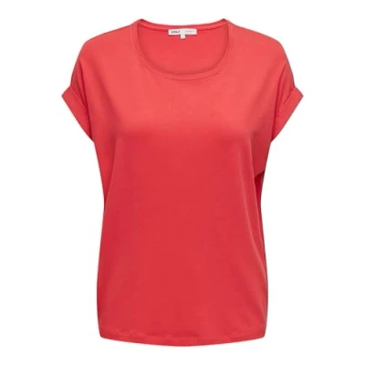 Immagine di ONLY Onlmoster Oneck Tshirt basic, Donna, Taglia: XS, Cayenne