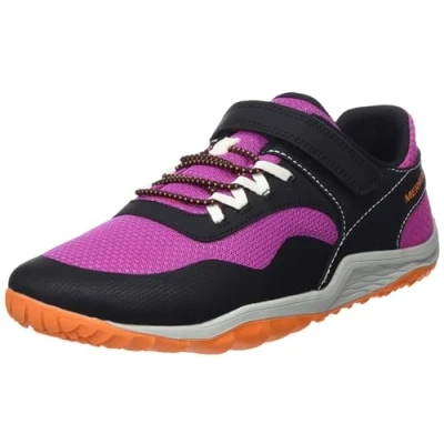 Immagine di Merrell Trail Glove 7 Unisex Scarpa da hiking per bambini, Taglia: 37, Fuchsia/black Tessuto / sintetico