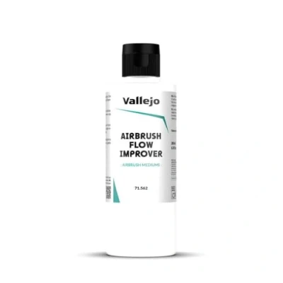 Immagine di Vallejo Airbrush Flow Improver Bottiglia di Fluidificante per Aerografo, 200 ml , Trasparente