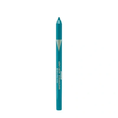 Immagine di Max Factor Masterpiece Wow Liner, 520, Pretty Turquoise, Liner occhi tenuta fino a 24 ore, Colore intenso, Waterproof, Vegano, 1,2 g
