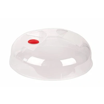 Immagine di Heidrun 1911 Coperchio per Microonde, 30 cm, Trasparente/Rosso