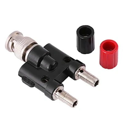 Immagine di Adattatore professionale per spina a banana da 4 mm, HT311 connettore BNC oscilloscopio