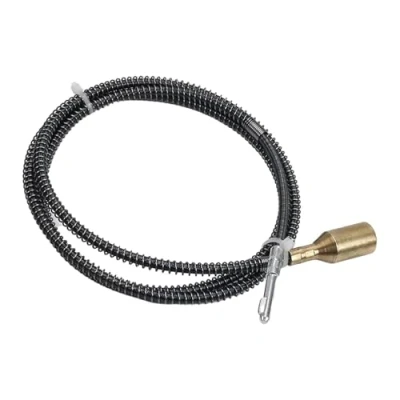 Immagine di Utoolmart Utensile rotante ad albero flessibile, lunghezza 99,1 cm, nucleo interno da 0,4 cavo per smerigliatrice banco
