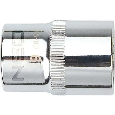 Immagine di NEO TOOLS 08 581 Serie di bussole 1/2 3124 9 mm Acciaio al cromo vanadio Spline