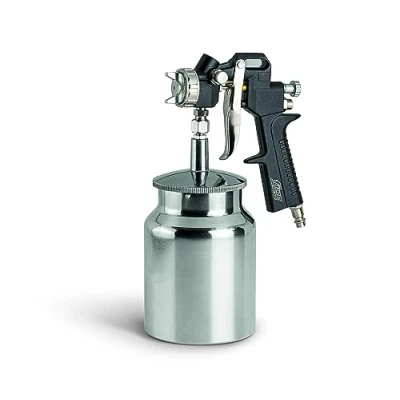 Immagine di FIAC Pistola a Spruzzo per Verniciare modello 1861, Aerografo con Serbatoio Vernice da 1L, Ugello 1.5 mm, Getto Rosa o Piatto, Pressione Max 4 Bar