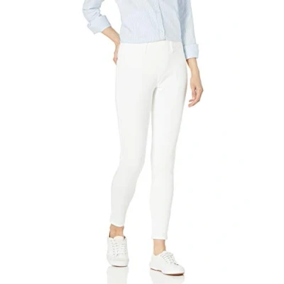 Immagine di Amazon Essentials Jeggings in Maglia con Elastico Vita (Taglie Forti Disponibili) Donna, Bianco, XXL Lungo