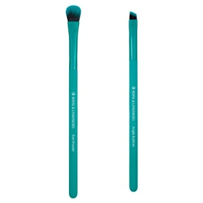 Immagine di Moda Royal &amp; Langnickel EZGlam Duo Cat Eye Set di 2 pennelli da trucco inclusi Shader e angolari Eyeliner Pennelli, Teal, BMD EGCE
