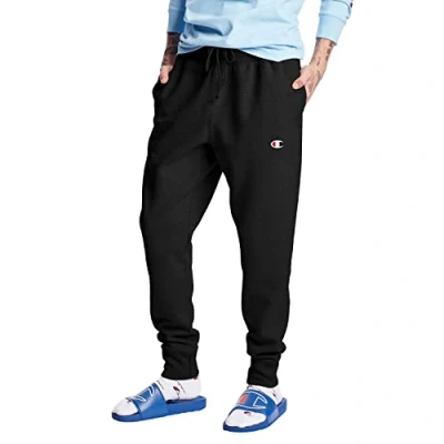Immagine di Champion Reverse Weave Jogger Pantaloni da Tuta, Logo Nero C, XXL Uomo