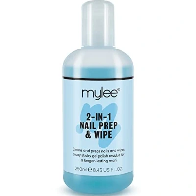 Immagine di Mylee Prep &amp; Wipe Detergente per Unghie 250ml, Cleaner Smalto Gel, Trattamento Pre e Post applicazione, Manicure UV LED, Lucida smalto, Multiuso Igenizzare le Rimuovere i residui