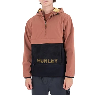 Immagine di Hurley Phantom Packable Giacca a vento, Uomo, Taglia: Small, Zion rust
