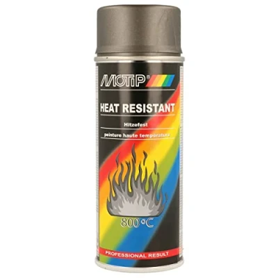 Immagine di MOTIP 04037 Vernice per motore / silenziatore Kompakt green glossy 400 ml antracite