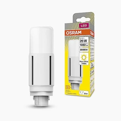 Immagine di OSRAM 4058075824577 LED (monocolore) ERP E (A G) G24 d 9.5 W = 26 Bianco caldo (Ø x A) 37.70 mm 1 pz.