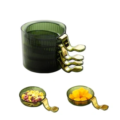 Immagine di Immergi ciotole,ciotole di salsa,lato piatto aceto,piccole ciotole per salse,piccole immersioni,ciotole salsa,ciotola snack,mini riutilizzabili spezie,immersione,marmellata (verde)