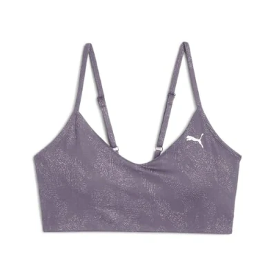 Immagine di PUMA Studio Move Yogini Bra AOP Top Intimo Unisex, Pale Plum, 525691
