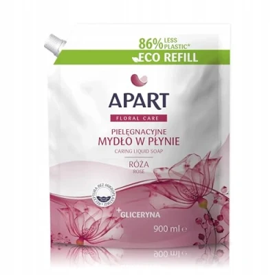 Immagine di Apart, Sapone mani, liquido naturale per la cura dei fiori alla rosa 900 Ml (Sapone liquido, 900 ml)