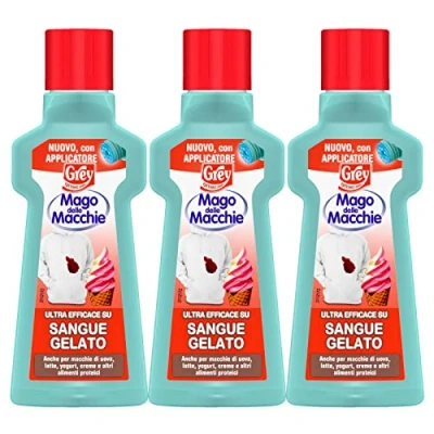 Immagine di 3x Grey Mago delle Macchie Smacchiatore Tessuti per di Sangue e Gelato 3 Flaconi da 50 ml Ognuno