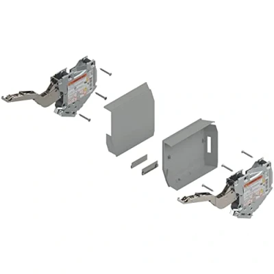 Immagine di Blum Aventos HK S 400 1000 Set di cerniere pieghevoli, colore: grigio chiaro