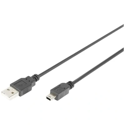 Immagine di Digitus Cavo USB Spina A, Mini B 3.00 m Nero DB 300130 030 S