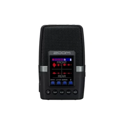 Immagine di Zoom H2essential Multi Mic Handy Recorder con 3 microfoni integrati per 9 modalità di registrazione, registrazione surround, 32 bit 96 KHz, podcast video, streaming live, musica, guida al controllo