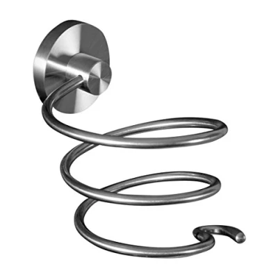 Immagine di Ambrosya® Porta phon Esclusivo in Acciaio Inossidabile Bagno Asciugacapelli Titolare WC (Acciaio (Spazzolato))