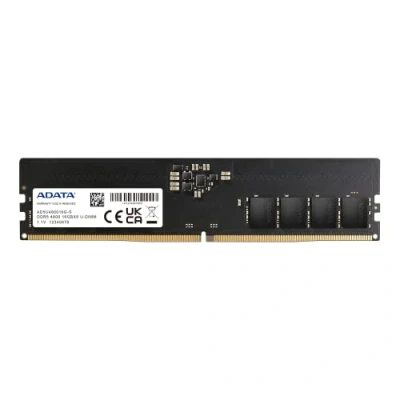 Immagine di ADATA AD5U480016G S, Premier, 16 GB, DDR5, 4800 MHz (PC5 38400), CL40, 1,1 V, ECC, memoria DIMM, Nero