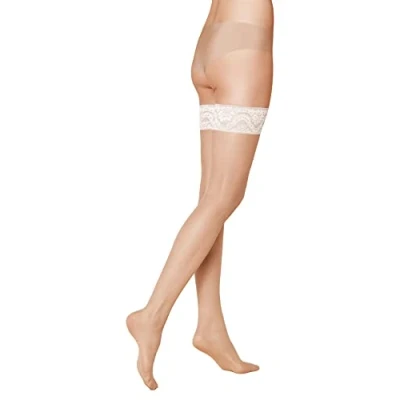 Immagine di Kunert 20 DEN Mystique Calze parigine, Donna, Taglia: 41 42, Cashmere/ivory