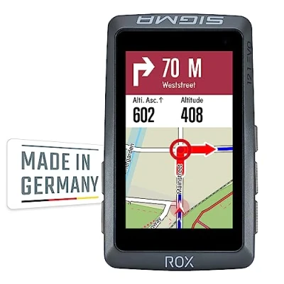Immagine di Sigma ROX 12.1 EVO Sensor Set Night Grey Navigatore per Bicicletta Europa Bluetooth®, GPS, GLONASS