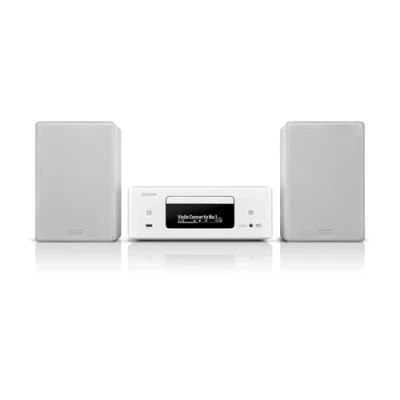 Immagine di Denon CEOL N 12DAB Impianto compatto, amplificatore HiFi con altoparlanti, lettore CD, streaming musicale, HEOS Multiroom, Bluetooth, WLAN, AirPlay 2, compatibile Alexa, 2 ingressi TV ottici, radio
