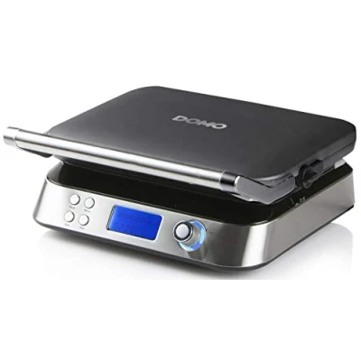 Immagine di DOMO DO9219W Macchina per cialde con display , pieghevole acciaio inox