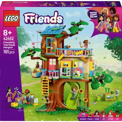 Immagine di LEGO Friends Casa sull’Albero dell’Amicizia, Giochi Creativi per lo Sviluppo delle Abilità Sociali Bambine da 8 Anni con Animali Giocattolo e 4 Mini Bamboline, Idea Regalo di Compleanno 42652