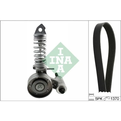 Immagine di INA 529 0324 10 Kit cinghie Poly V Controllare Corsa libera generatore ed ev. sostituire OPEL: C Hatchback, Meriva A
