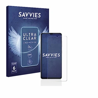 Immagine di savvies (6 Pezzi Pellicola Protettiva per Samsung Galaxy A41 Protezione Schermo Trasparente
