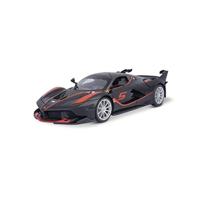 Immagine di Bburago Ferrari FXX K Modellino Auto in Scala 1:18, Colore Nero, 15616010BK
