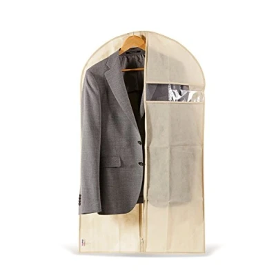 Immagine di Perfetto Più Easybag Sacco Custodia Tnt per Giacca, Tessuto, Ecru, 61.0x5.0x106.0 Cm