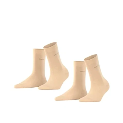 Immagine di Esprit Basic EASY 2PACK UNI Calze, Donna, Taglia: 39 42, Cream (4011)