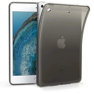Immagine di kwmobile Custodia Protettiva Tablet Compatibile con Apple iPad Mini 5 (2019) Cover Trasparente Morbida Silicone Nero/Trasparente