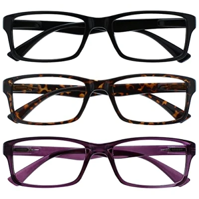 Immagine di Uv Reader Nero Marrone Porpora Lettori Valore 3 Pacco Uomo Donna Uvr3092Bk_Br_P +2,50 88 Gr