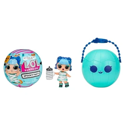 Immagine di L.O.L. Surprise! Spooky Party Glitter Ghost Edizione Limitata Con 7 Sorprese Confezione A Forma Di Zucca Per Dolcetto O Scherzetto Collezionisti E Bambini Età 4+