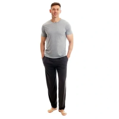 Immagine di Light &amp; Shade LSSET032L Set Pigiama da Uomo con Maglietta a Girocollo e Pantaloni, Grigio Chiaro, S