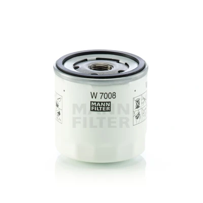 Immagine di MANN FILTER W 7008 Filtro olio 3/4 16 UNF con una valvola blocco arretramento ad avvitamento FORD: Focus Mk1 Station Wagon, FIESTA 5 Van