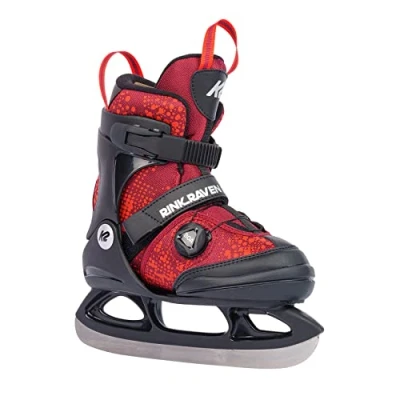 Immagine di K2 Rink Raven Ice Boa, Pattini da Ghiaccio Ragazzo, Nero e Blu, L (EU: 35 40 — UK: 3 7 MP: 22 26)