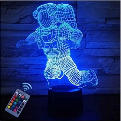 Immagine di HPBN8 Ltd 3D Astronauta Luce Della Notte LED Lampada 7/16 Colori USB Power Telecomando Interruttore Tattile Giocattoli per Bambini Decor di Natale Regalo Compleanno